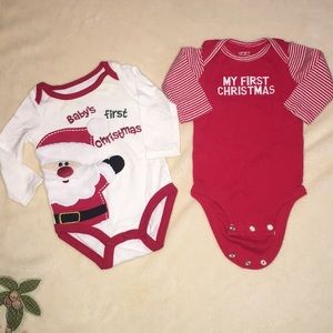 First Christmas Onesies
